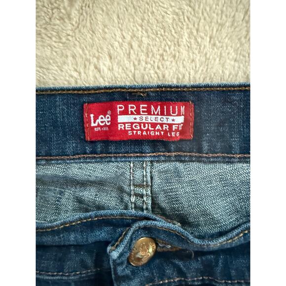 Lee Premium Regular fit Straight Leg Jeans 40x30 - Picture 6 of 8